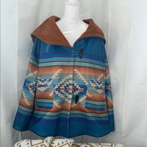 Southwest Hooded Jacket Coat
